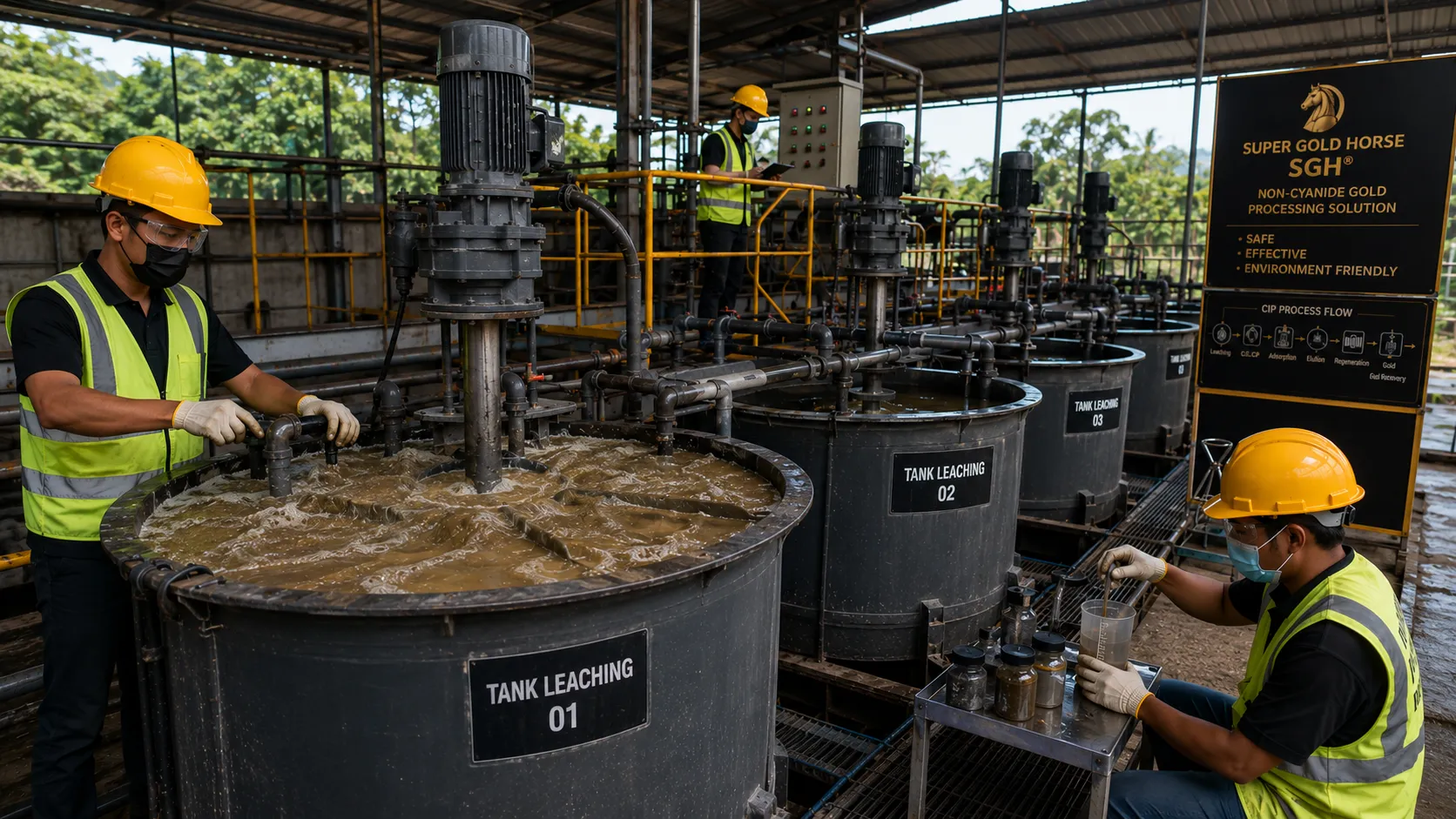 EcoGold responsible gold-processing solution