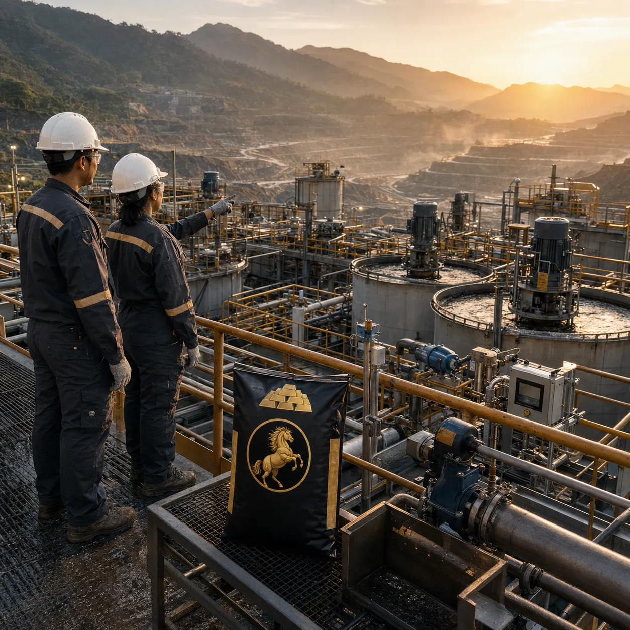 Technical evaluation of a controlled tank-leaching process using representative ore conditions